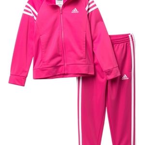 adidas Toddler Girls' Tricot Track Jacket & Pants